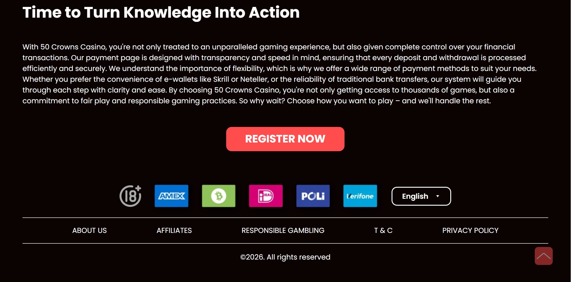 reviews of 50 Crowns Casino